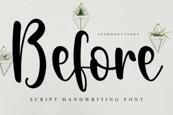 Before Fontes Script Fonte Por Bintang Studio