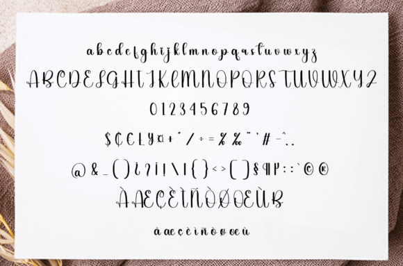 Black Line Font - Preview 4