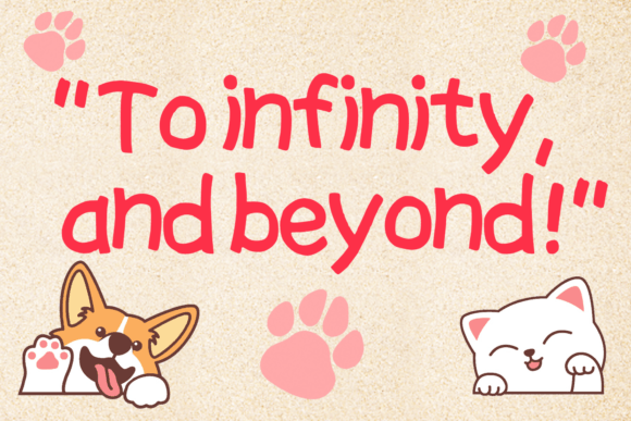 Dogs and Cats Font - Preview 1