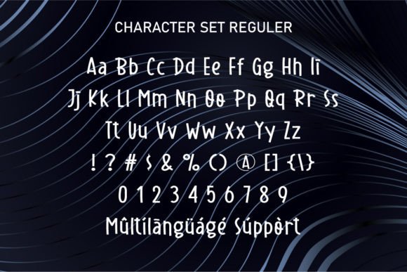 Dress Lines Duo Font - Preview 2