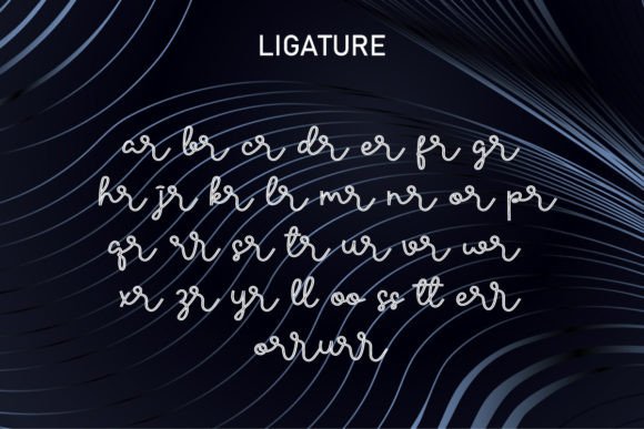 Dress Lines Duo Font - Preview 6