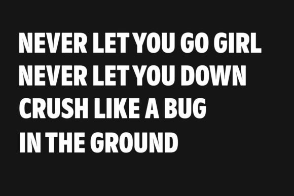 Goshco Font PNG with transparent background - Preview 3