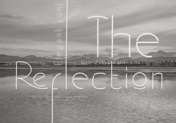 Gyo-zaryo Font - Preview 2