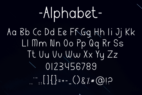 Hitamy Font PNG with transparent background - Preview 1