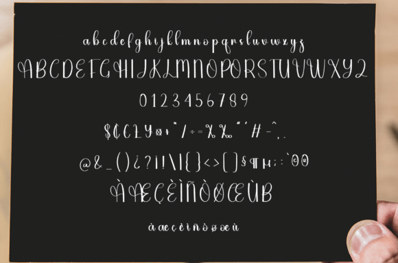 Light Rain Font PNG with transparent background - Preview 4