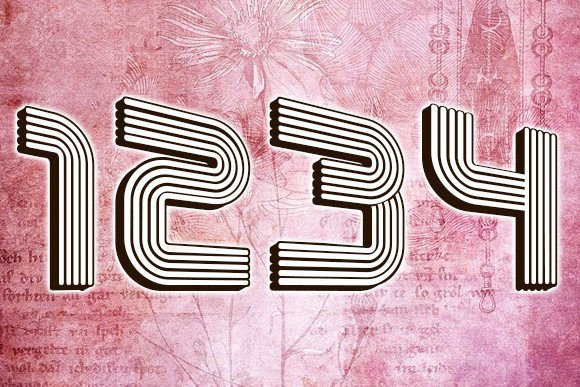 Linesa Font PNG with transparent background - Preview 2