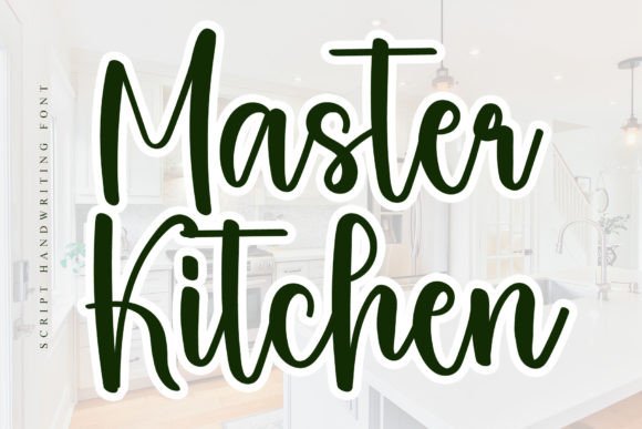 Master Kitchen Script & Handwritten Font By Bintang Studio