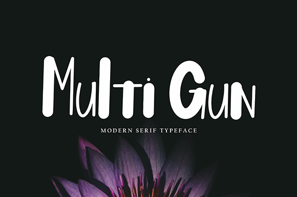 Multi Gun Font by Pineungtype & Missinklab · Creative Fabrica