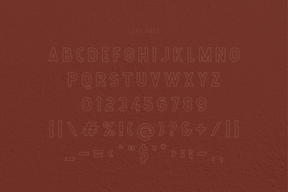 Panthera Education Strip Font PNG with transparent background - Preview 1