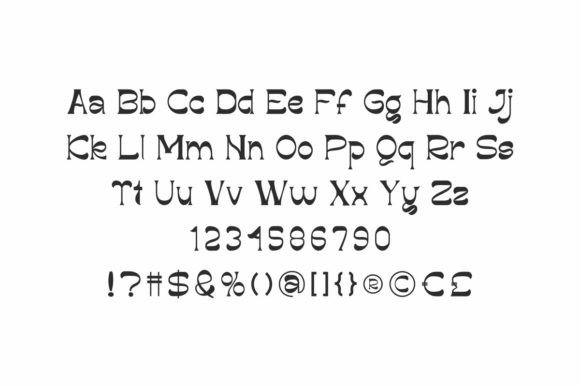 Paramatta Font font preview - 3