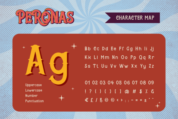 Peronas Font PNG with transparent background - Preview 1