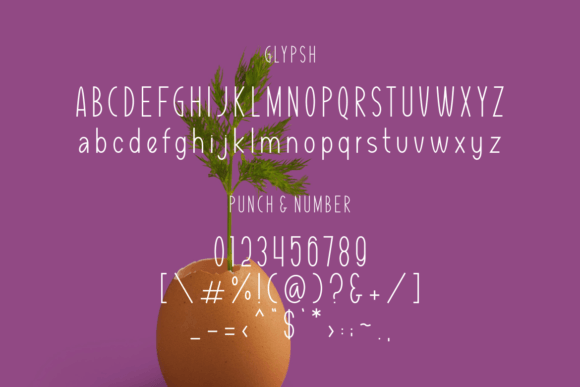Pooney Font PNG with transparent background - Preview 1