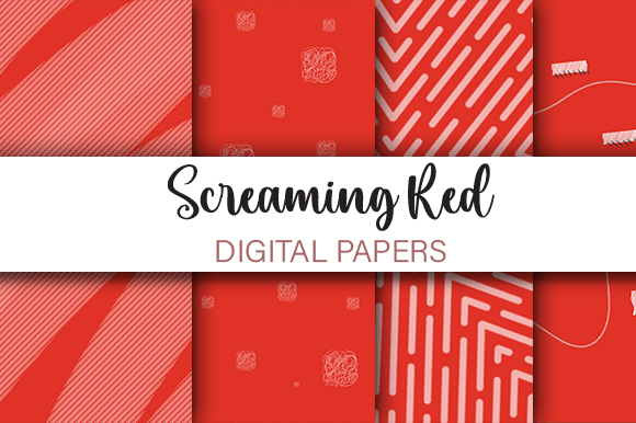 Pink and Red Plaid Pattern Digital Paper Graphic by Green Pilot ...