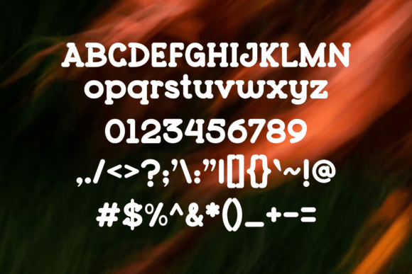 Reohis Font PNG with transparent background - Preview 1