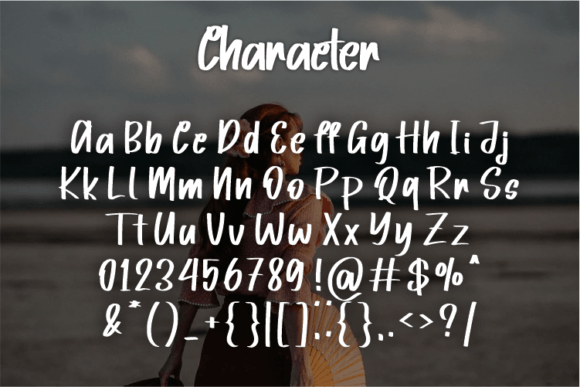 Sarry Font PNG with transparent background - Preview 1