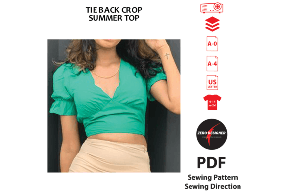 Tie Back Crop Top
