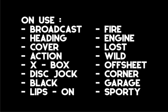 De Awesome Font - Preview 1