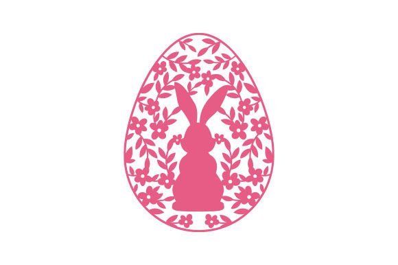 Easter-Bunny-and-Flowers-Silhouette-580x