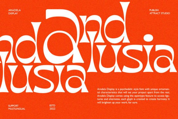 Aradela Display Font - Preview 2