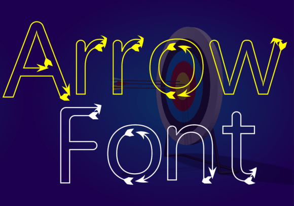 Arrow Font - Preview 1