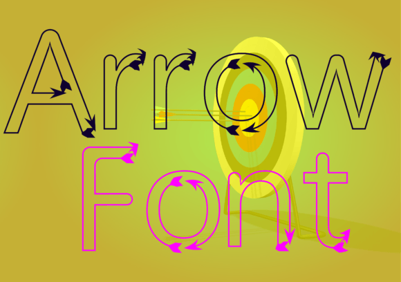 Arrow Font - Preview 2