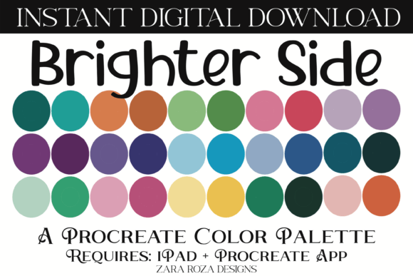 Brighter Side Procreate Color Palette