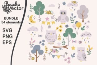 Cute Owl Svg Bundle Graphic by BogeliaVector · Creative Fabrica