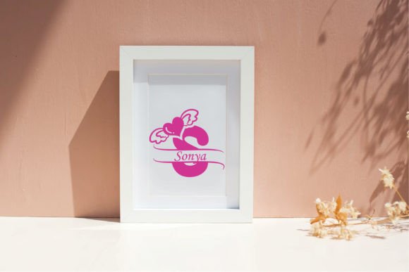 Love Wing Valentine Font PNG with transparent background - Preview 2