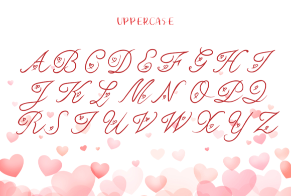 Love You so Much Font PNG with transparent background - Preview 1