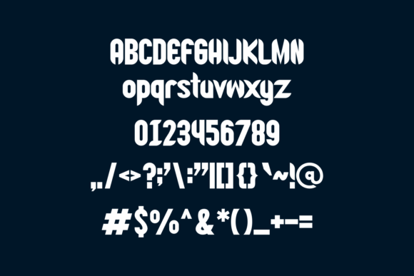 Mariong Font PNG with transparent background - Preview 1