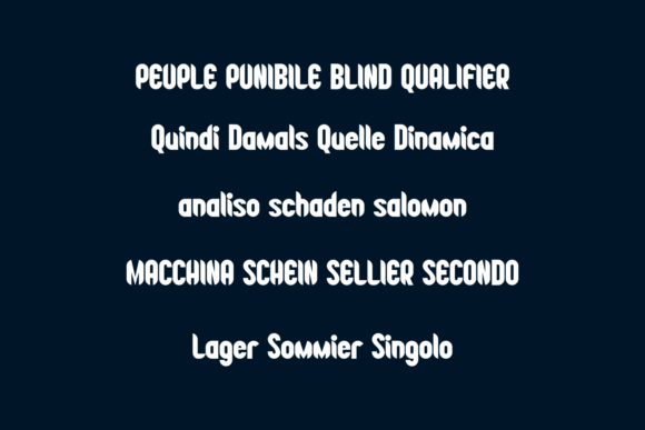 Mariong Font PNG with transparent background - Preview 2