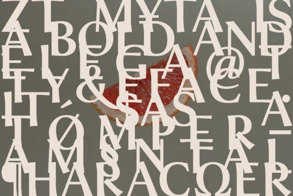 Mota Font font preview - 4