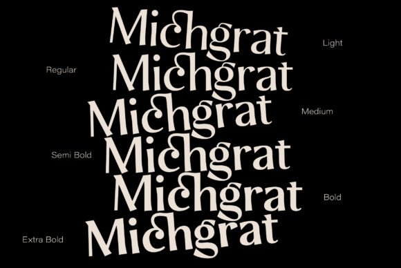 Mota Font font preview - 6