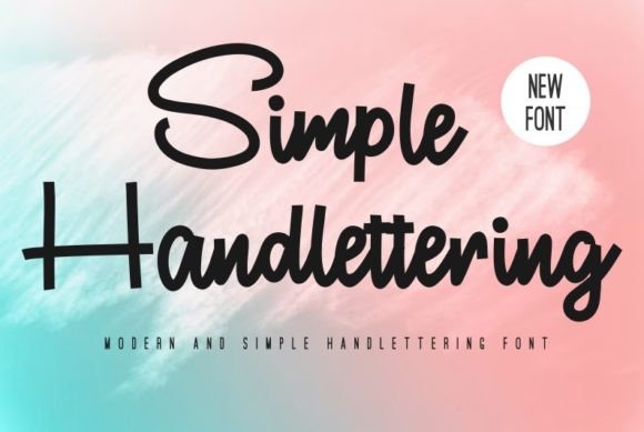 Simple Handlettering Fontes Script Fonte Por Goodrichees
