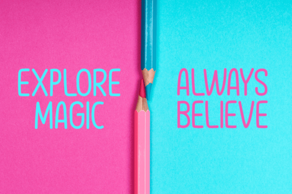Simply Happy Font font preview - 4
