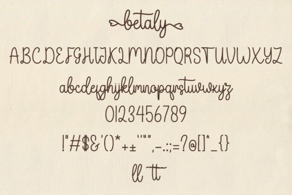 Betaly Font - Preview 5