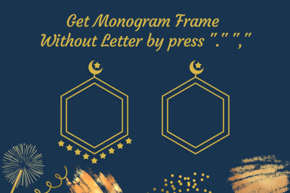 Arrafi Ramadan Monogram Font - Preview 3