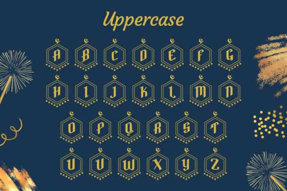 Arrafi Ramadan Monogram Font - Preview 4