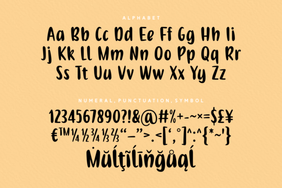 Awesome Rainbows Font - Preview 4