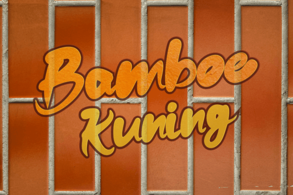 Bamboe Kuning Font - Preview 2