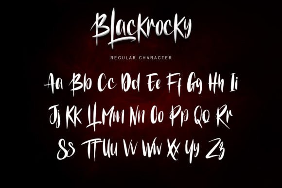 Blackrocky  Font - Preview 5