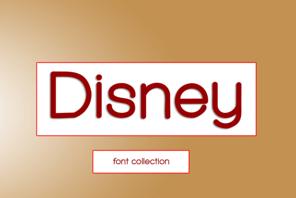 Disney Sans-Serif-Schriftarten Schriftart Von Alfa studio