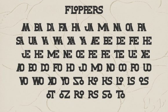 Floppers Font - Preview 5