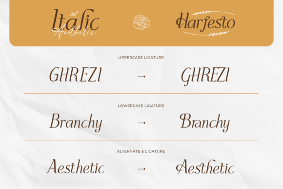 Harfesto Font - Preview 4