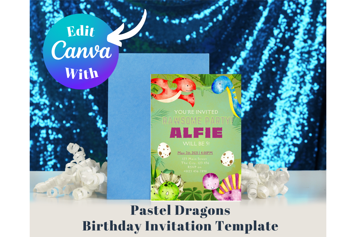 Kids Birthday Party Invitation Template