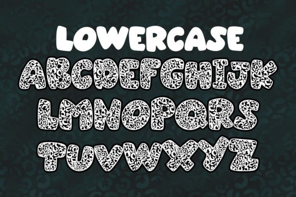 Leopard Love Font font preview - 2