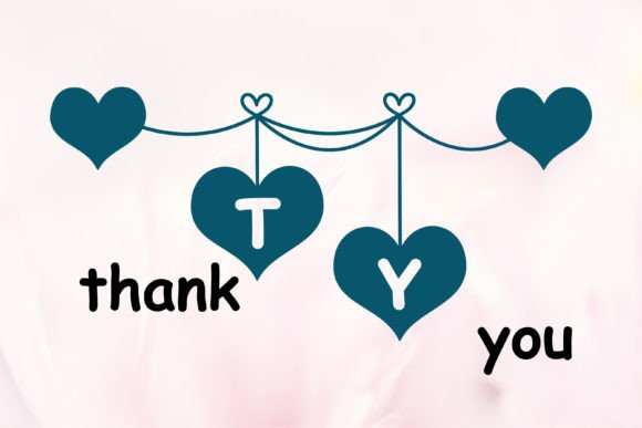 Love Link Font PNG with transparent background - Preview 5