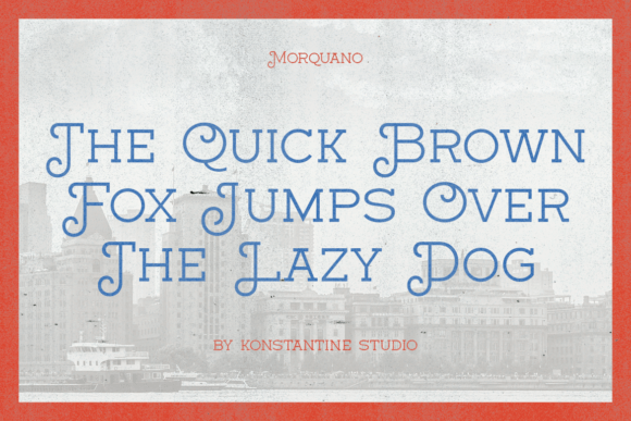 Morquano Font PNG with transparent background - Preview 3