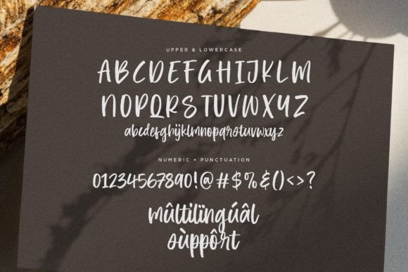Peanut Toast Font font preview - 4