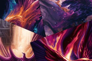 Rebirth of a Phoenix Graphic by curvedesign · Creative Fabrica